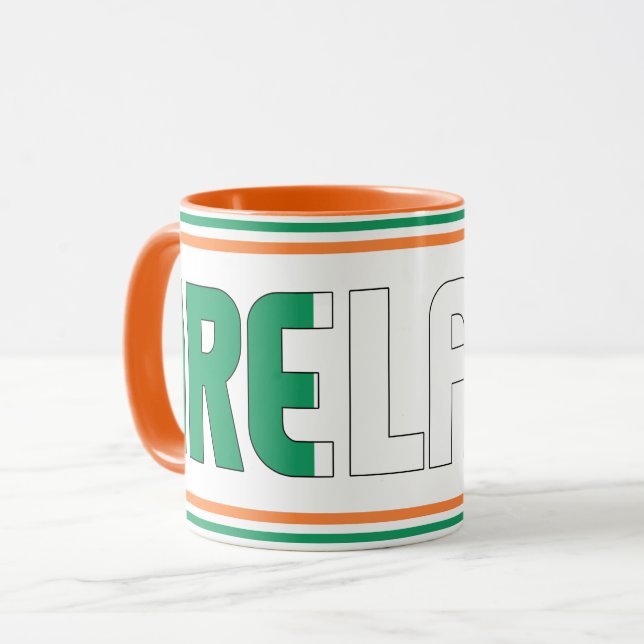 Sippin' mit Irland Patriotischer Kaffee Tasse (Vorderseite Links)