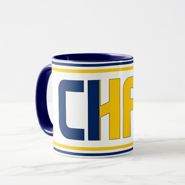 "Sippin' with Chad" Patriotic Coffee Tasse (Vorderseite Links)