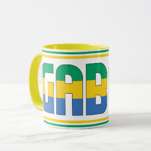 "Sippin' with Gabon" Mug de café patriotique
