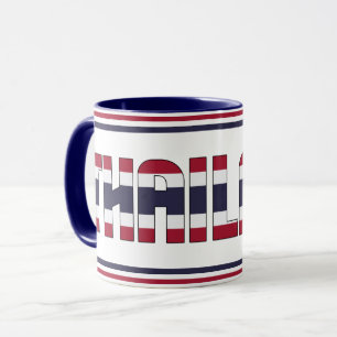 "Sippin' with Thailand" Patriotische Kaffee-Tasse Tasse