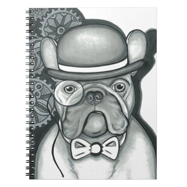 Sir Bouledogue Notizblock (Vorderseite)