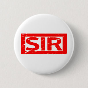 Sir Briefmarke Button