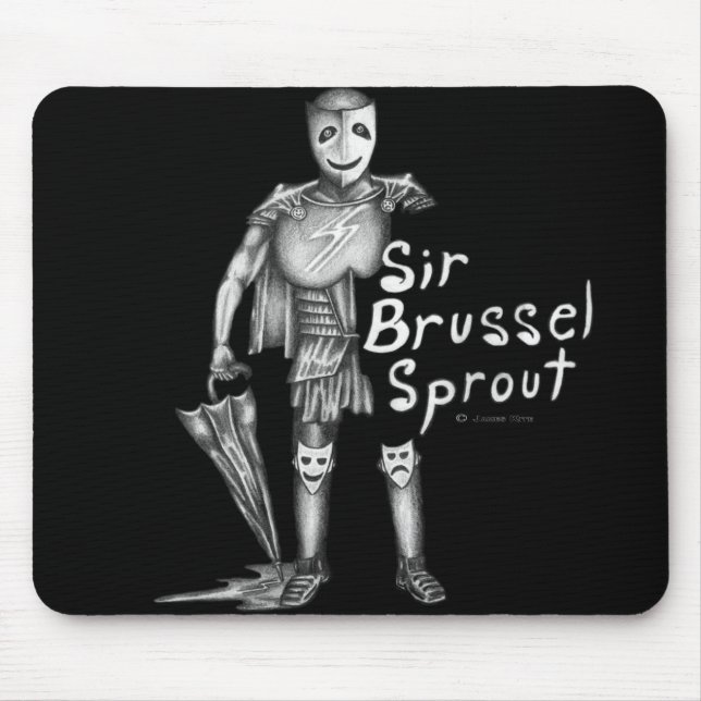Sir Brussel-sprout Mousepad (Vorne)