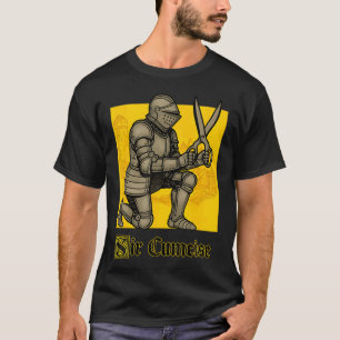 Sir Cumcise Ritter mit Schere Mittelalterlich T-Shirt