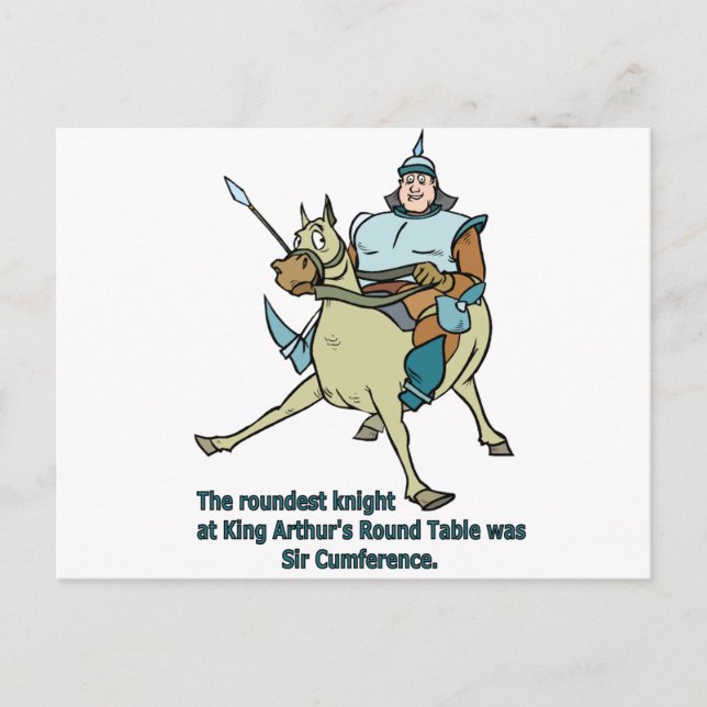 Sir Cumference Postkarte (Vorderseite)