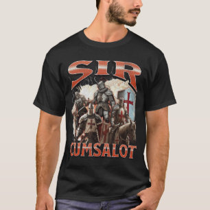 Sir Cumsalot Lustig Beleidigend Ritter Meme Bootle T-Shirt