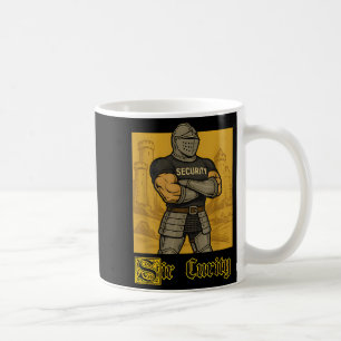Sir Curity Funny Security Pub Knight Medieval Meme Kaffeetasse
