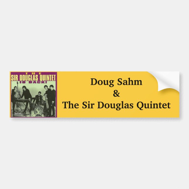 Sir Douglas Quintet Autoaufkleber (Vorne)