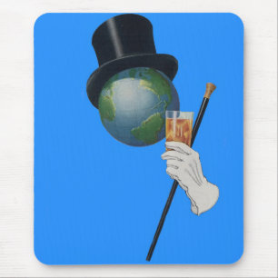 Sir Earth hat einen Cocktail Mousepad