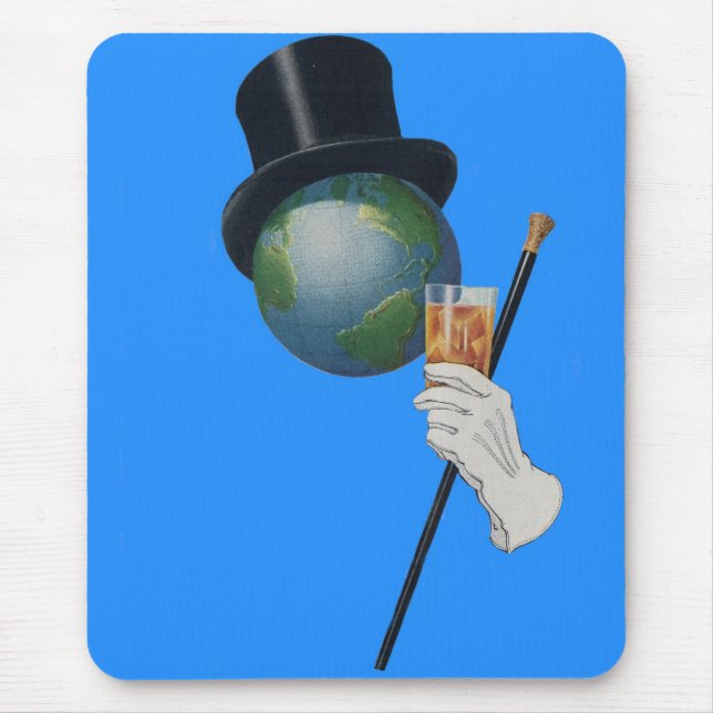 Sir Earth hat einen Cocktail Mousepad (Vorne)