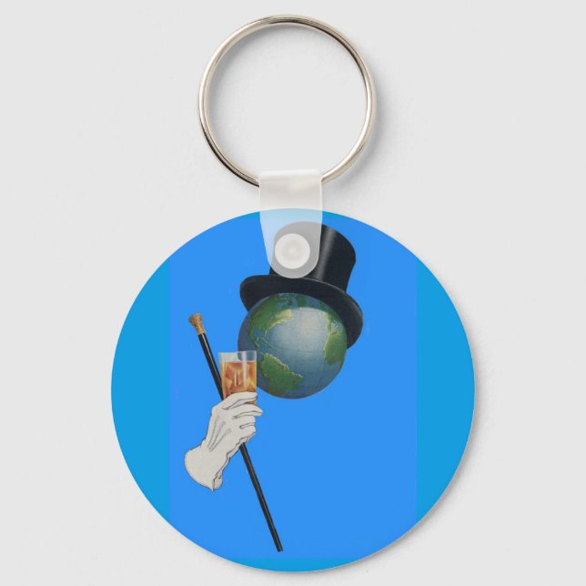 Sir Earth hat einen Cocktail Schlüsselanhänger (Vorderseite)
