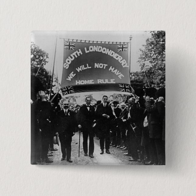 Sir Edward Carson Button (Vorderseite)