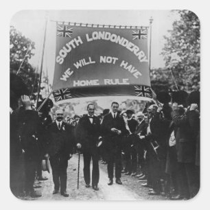 Sir Edward Carson Quadratischer Aufkleber