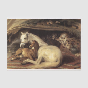 Sir Edwin Henry Landseer   Der arabische Zelt Seidenpapier