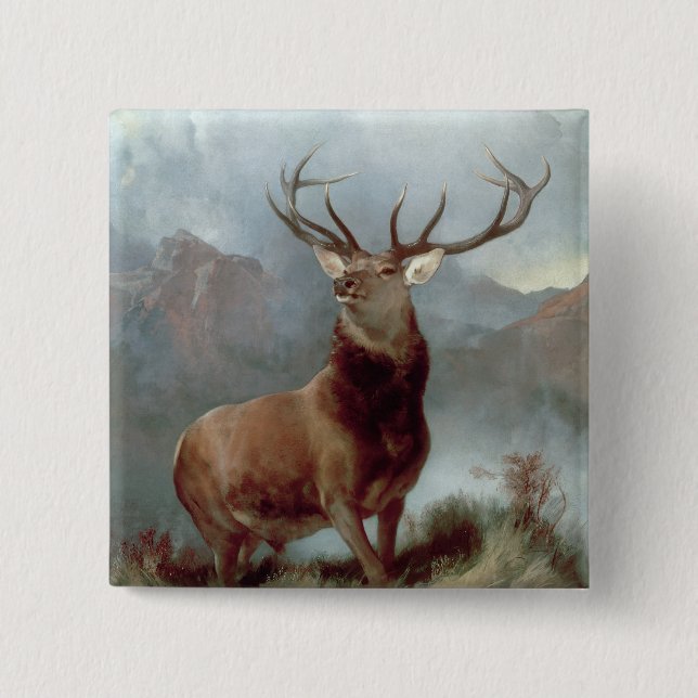 Sir Edwin Landseer | Monarch of the Glen, 1851 Button (Vorderseite)