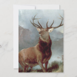 Sir Edwin Landseer   Monarch of the Glen, 1851 Dankeskarte