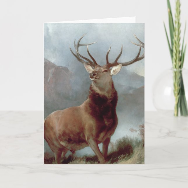 Sir Edwin Landseer | Monarch of the Glen, 1851 Karte (Vorderseite)