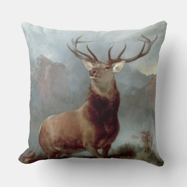 Sir Edwin Landseer | Monarch of the Glen, 1851 Kissen (Vorderseite)