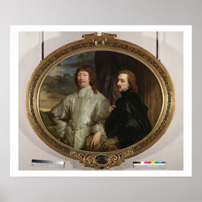 Sir Endymion Porter (1587-1649) und der Künstler,  Poster (Vorne)