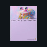 Sir Escargot, Postmaster General Stationery Notizblock<br><div class="desc">Palais de Marigold St. May creates unique stationery for those that love all things cute,  Kawaii,  floral,  and colorful. Note that the designs are created for the large notepad or stationery sheets. If you would like a different size notepad,  stationery,  or anything else,  please contact me!</div>
