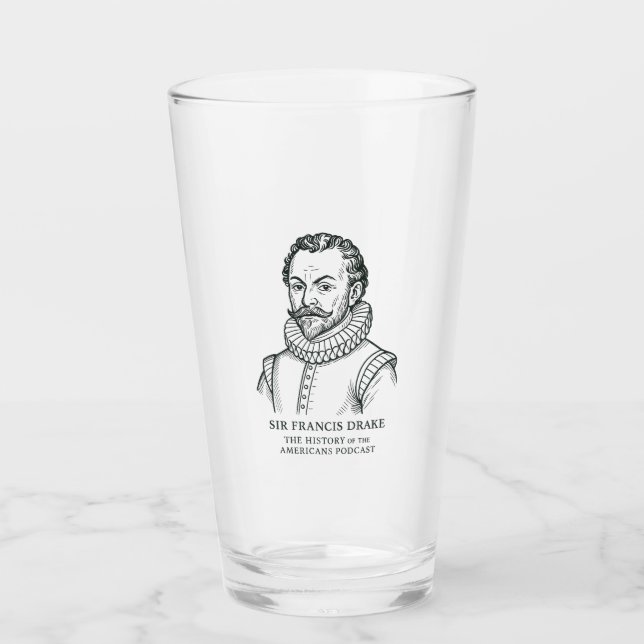Sir Francis Drake Pint Glass Glas (Vorderseite)