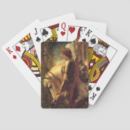 Sir Galahad (von George Frederick Watts) Spielkarten