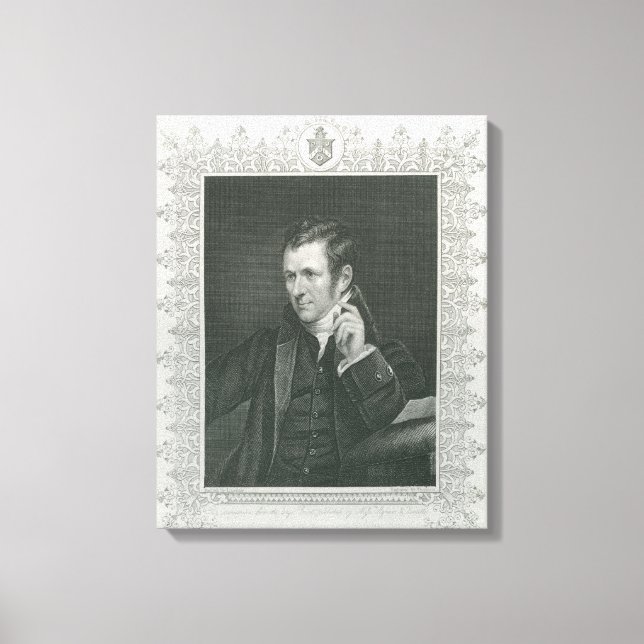 Sir Humphry Davy Leinwanddruck (Vorderseite)