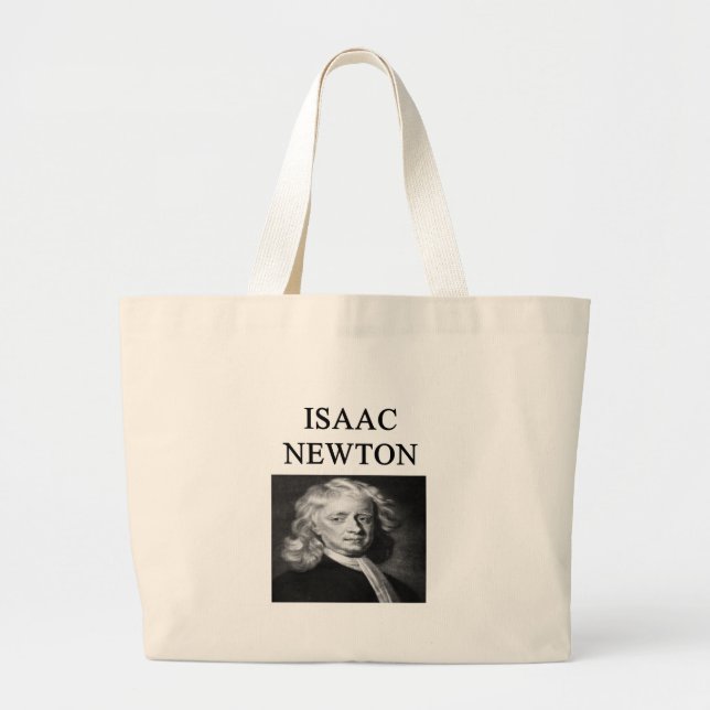 Sir Isaac Newton Jumbo Stoffbeutel (Vorne)