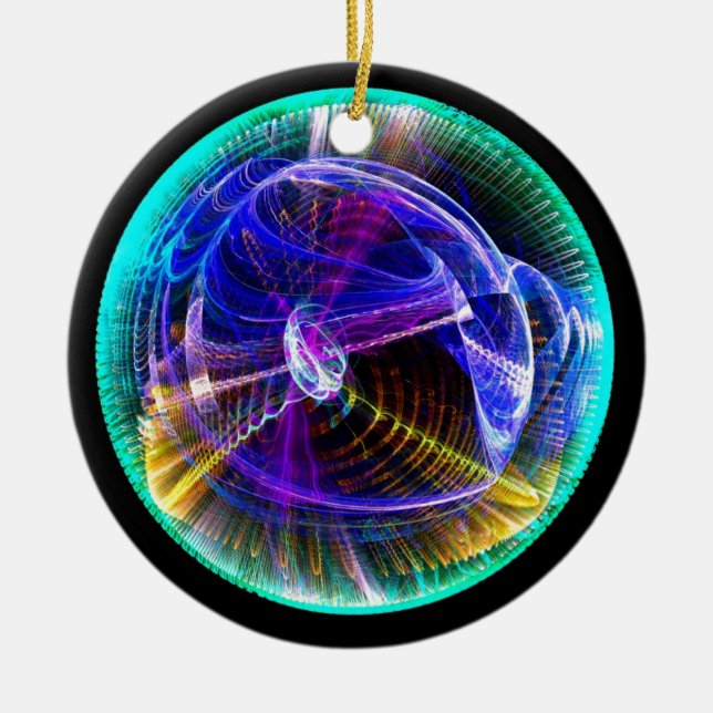 Sir Isaac Newton Keramik Ornament (Vorne)