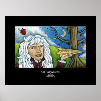 Sir Isaac Newton Poster