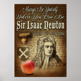 Sir Isaac Newton Poster