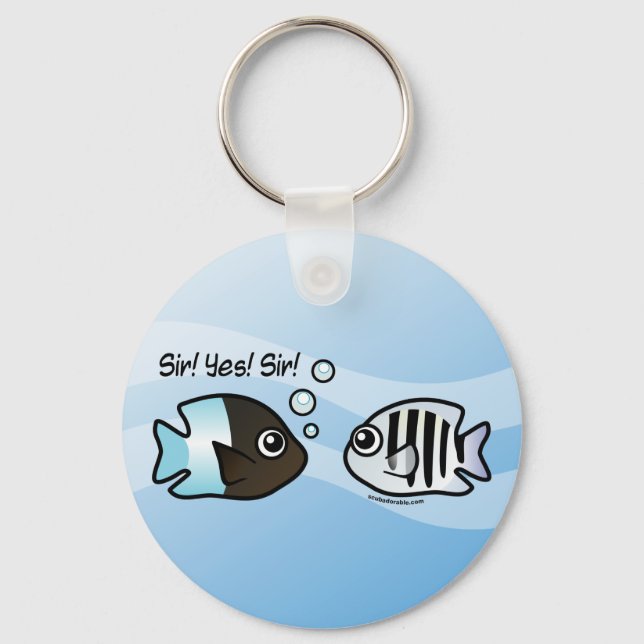 Sir! Ja! Sir! Schlüsselanhänger (Vorderseite)