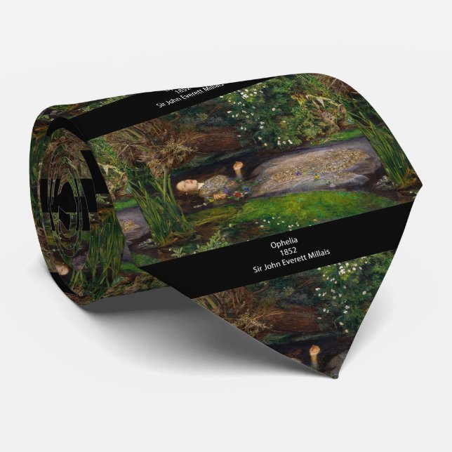 Sir John Everett Millais, "Ophelia" Krawatte (Gerollt)
