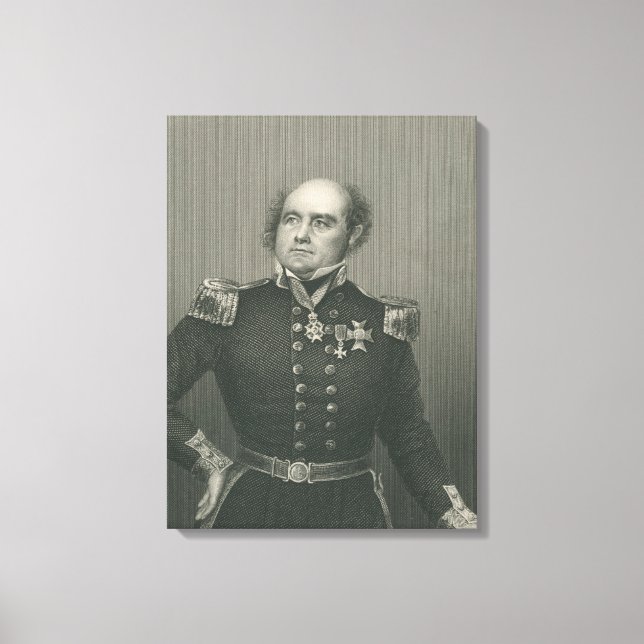 Sir John Franklin Leinwanddruck (Vorderseite)