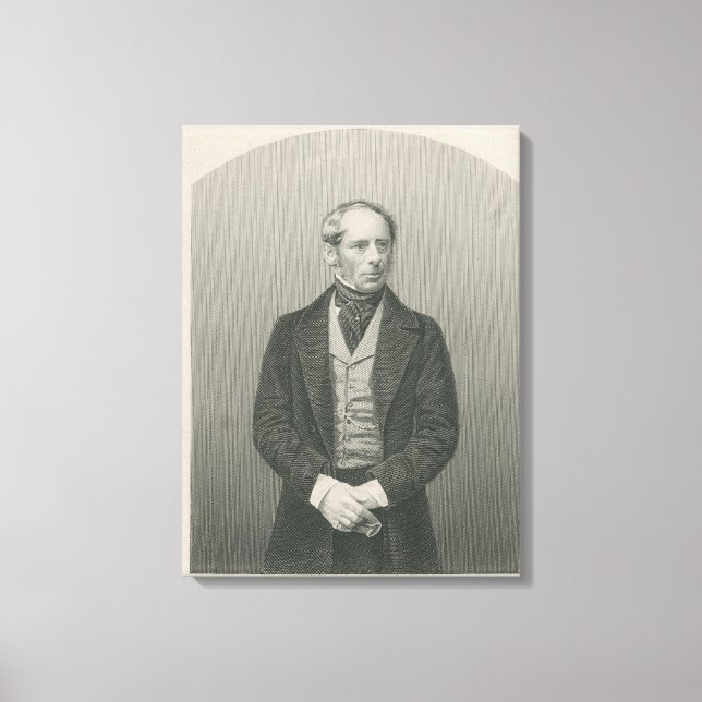 Sir John Somerset Pakington Leinwanddruck (Vorderseite)