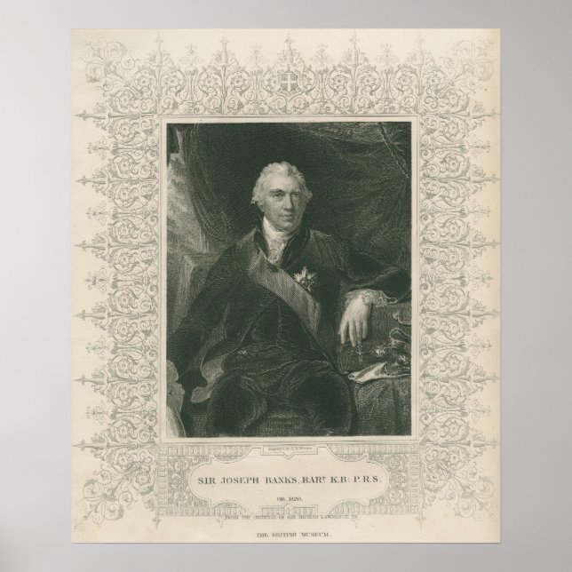 Sir Joseph Banks Poster (Vorne)