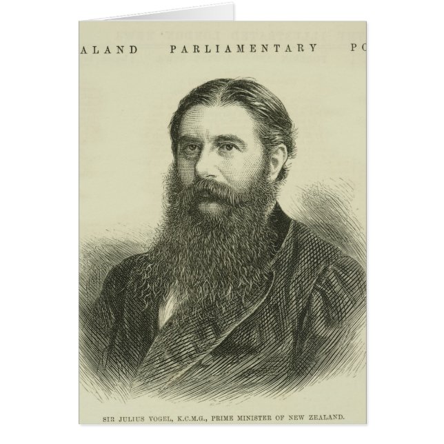 Sir Julius Vogel, KCMG (Vorne)
