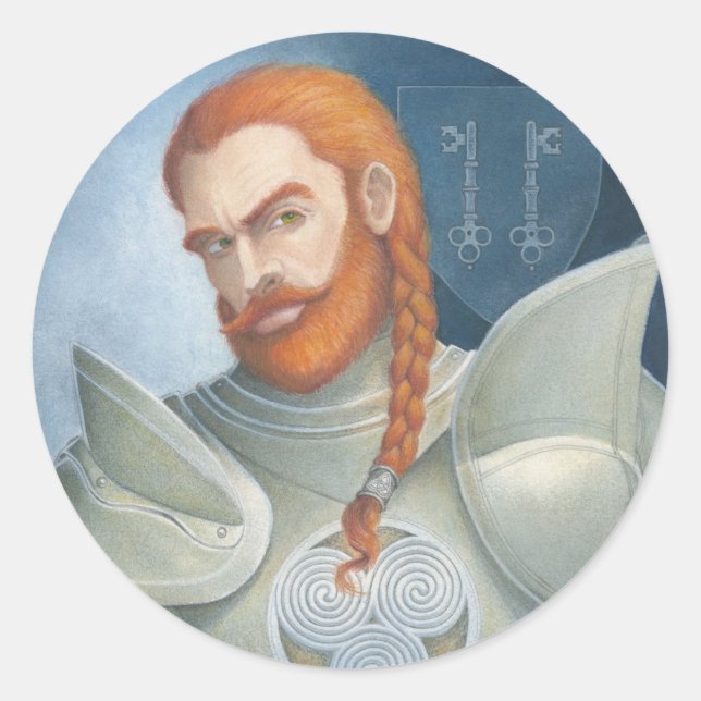 Sir Kaye Runder Aufkleber (Vorderseite)