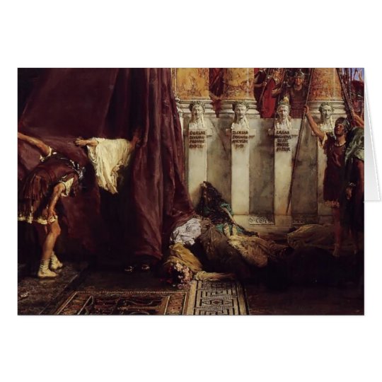 Sir Lawrence Tadema: Allee Caesar! IoSaturnalia! Karte