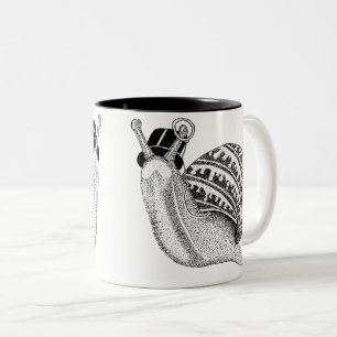 Sir Peter der Schnecke Zweifarbige Tasse