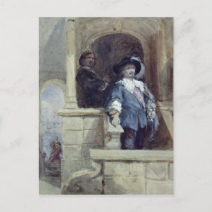 Sir Thomas Wentworth und John Postkarte