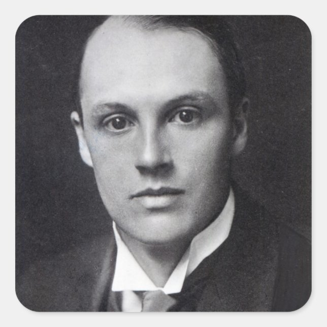 Sir Walter R. M Lamb Quadratischer Aufkleber (Vorderseite)