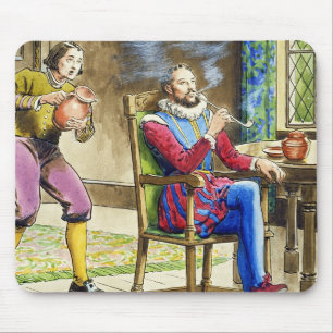 Sir Walter Raleigh (1554-1618) 'von den Blicken in Mousepad