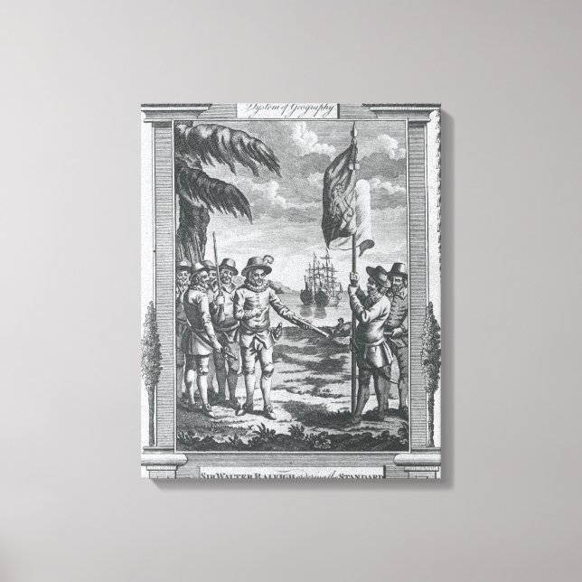 Sir Walter Raleigh 2 Leinwanddruck (Vorderseite)
