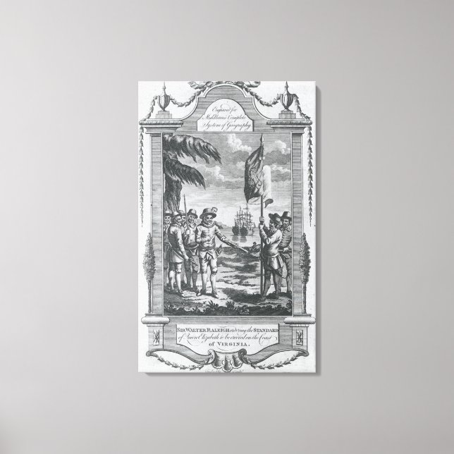 Sir Walter Raleigh 2 Leinwanddruck (Vorderseite)