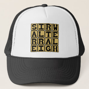 Sir Walter Raleigh, englischer Entdecker Truckerkappe