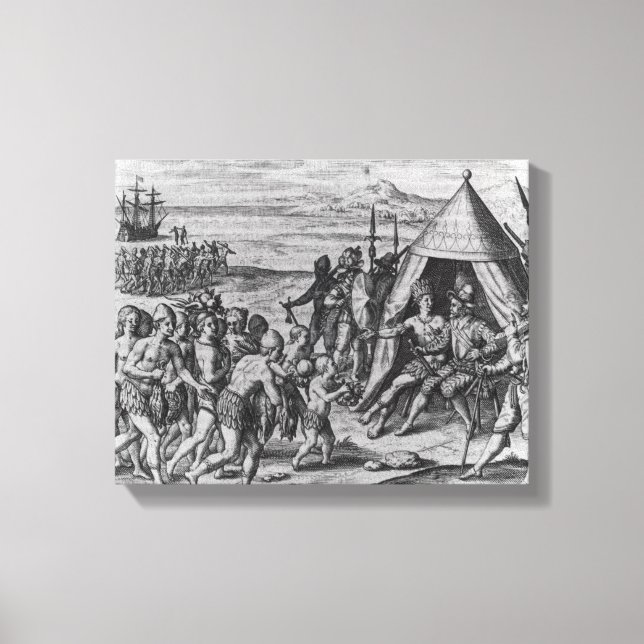 Sir Walter Raleigh Leinwanddruck (Vorderseite)