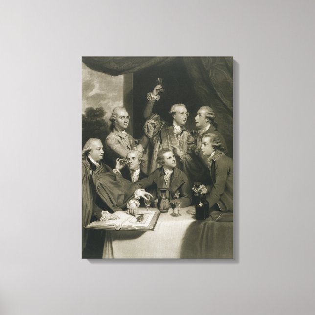 Sir William Hamilton (1730-1803) mit anderen Conno Leinwanddruck (Vorderseite)