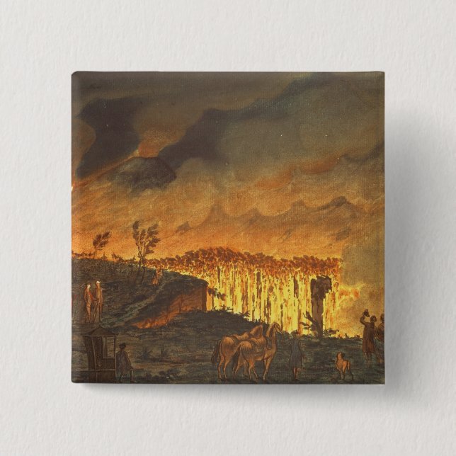 Sir William Hamilton, der Ferdinand IV zeigt Button (Vorderseite)