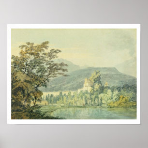 Sir William Hamilton's Villa, c.1795 (w/c über Pen Poster